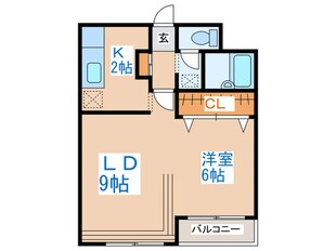 ノーザンヒルズ南６条の物件間取画像